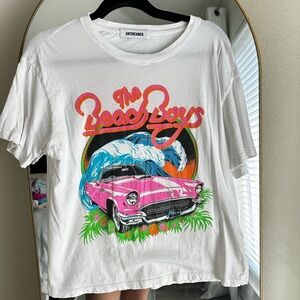 Daydreamer White Beach Boys Graphic Tee